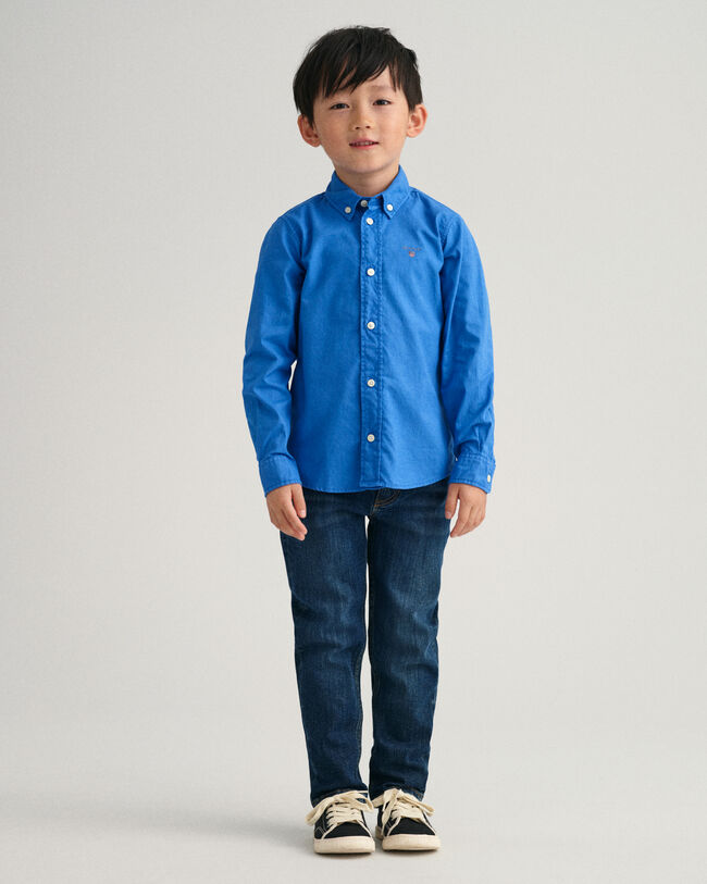 Boys hemd van katoenkeper