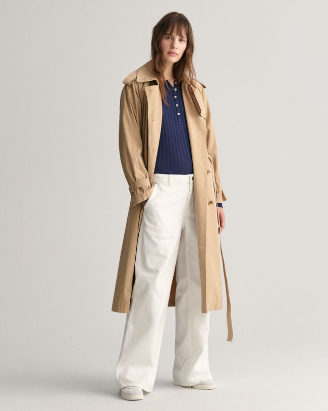 T-shirt côtelé à manches longues Henley