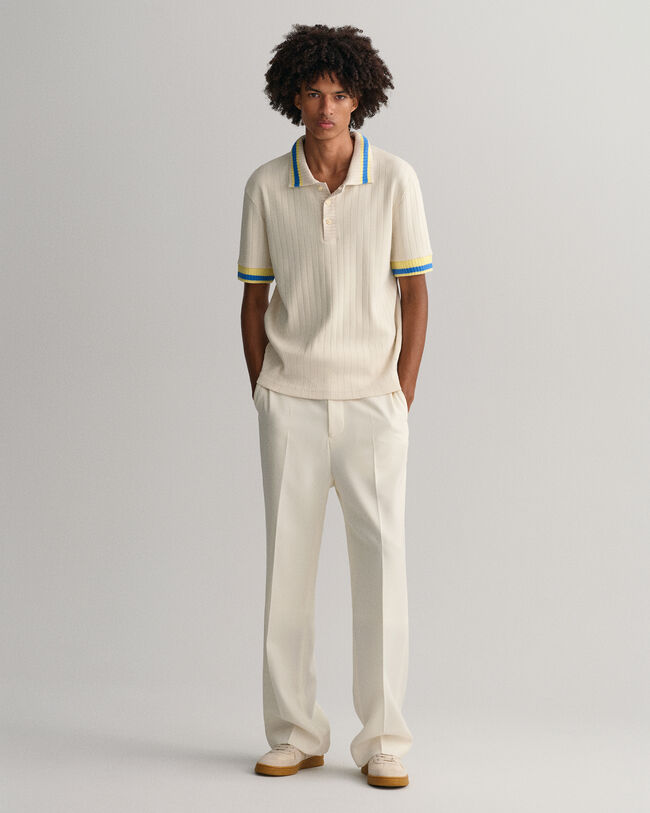 Polo en coton piqué Drop-Needle