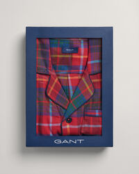 Flanellen pyjamaset met jasje in cadeauverpakking