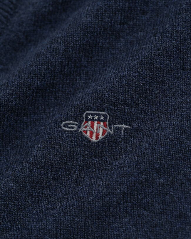 Trui met V-hals van buitengewoon zachte lamswol