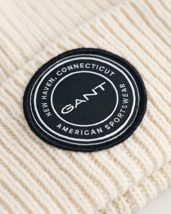 Gebreide wollen beanie