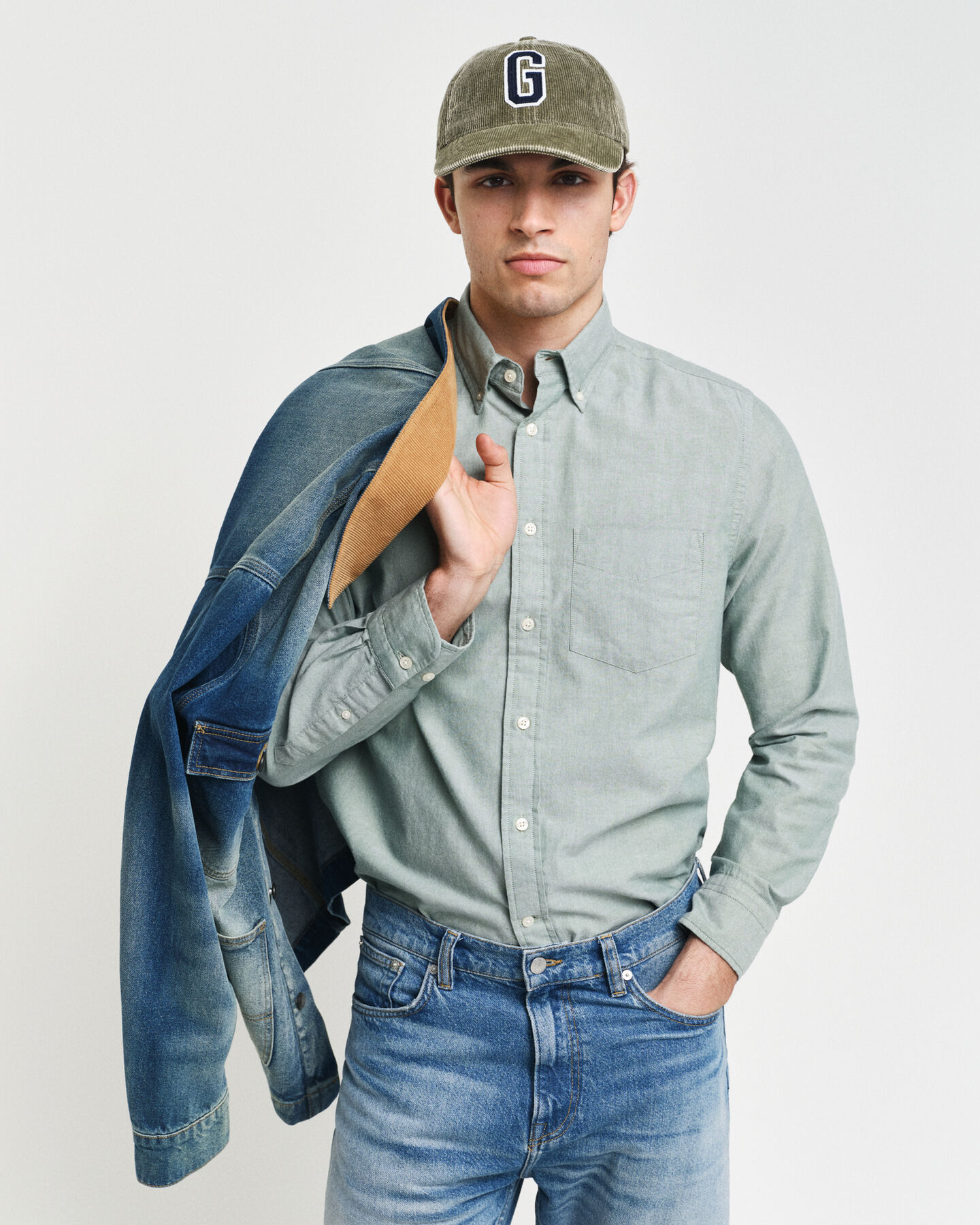 Regular Fit Archive Oxford-overhemd Zonder logo