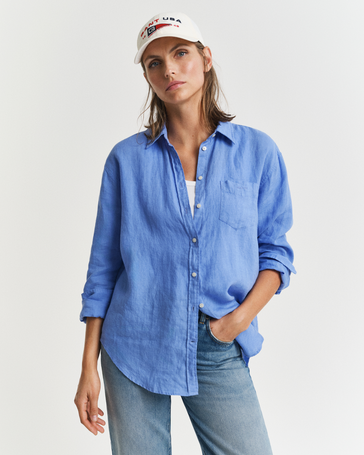 Chemisiers en lin grande taille pour femme » Du 44 au 68